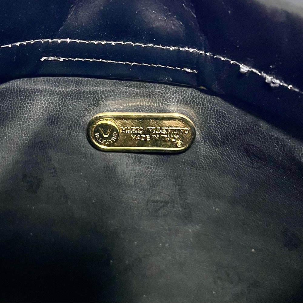 NWT Valentino Black Vintage Clutch - Picture 5 of 8